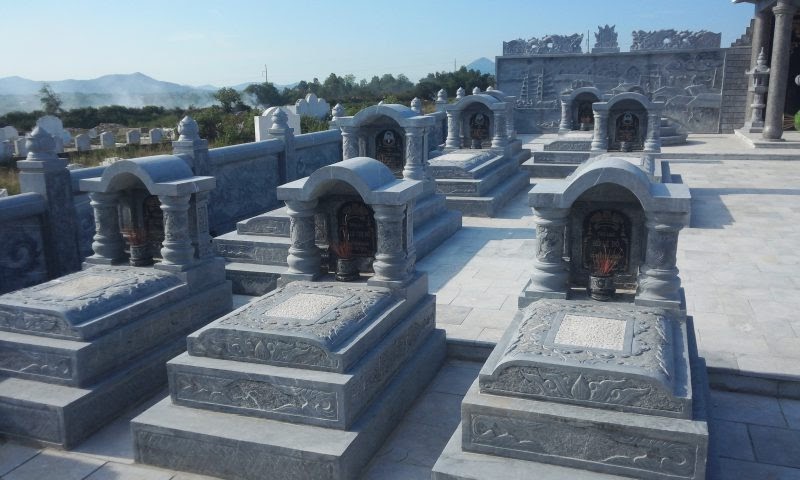 Mộ đá nhỏ được sử dụng nhiều trong khu lăng mộ